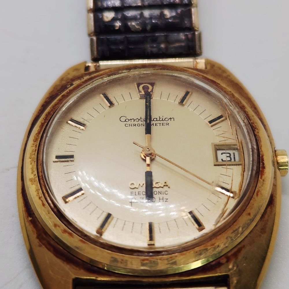 Omega Constellation f300Hz Electronic Chronometer 1250 Vintage Watch 198.002 - Picture 8 of 13